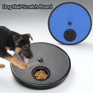 Tapis à gratter rond pour chien, planche rotative pour le nettoyage des ongles, jouet interactif pour animaux de compagnie, jouet d'entraînement en plastique - Product Image 4