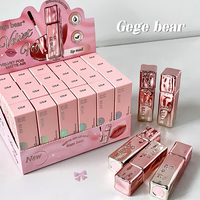Gege Bear ODM OEM Fluffy Matte Air Lip Mud Liquid Lip Gloss Tahan Air Ringan Lembut Tahan Lama Melembapkan