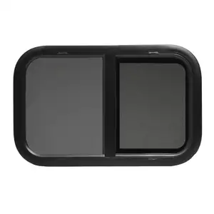 공장 직접 판매 캐러밴 슬라이딩 창 개인 정보 보호 어두운 색조 강화 자동차 부품 사이드 윈도우 캠퍼 자동차 Motohome