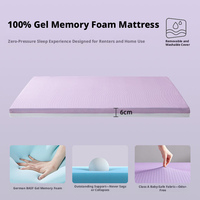Matelas hybride sur mesure, vente directe usine, couvre-matelas doux en latex et coton, OEM ODM, pour mobilier de maison et appartement