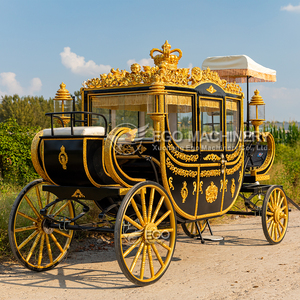 Charrette royale à prix de gros pour le tourisme, calèche royale électrique sans chevaux pour le tourisme et les mariages - Product Image 4