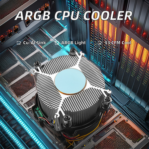 Quiet 4-Pin PWM CPU <b>Fan</b> With Argb Cooling <b>Fan</b> <b>computer</b> Cpu Cooler for Am4 Am5 Radiator Processor Heatsink CPU Air Cooler - Product Image 5