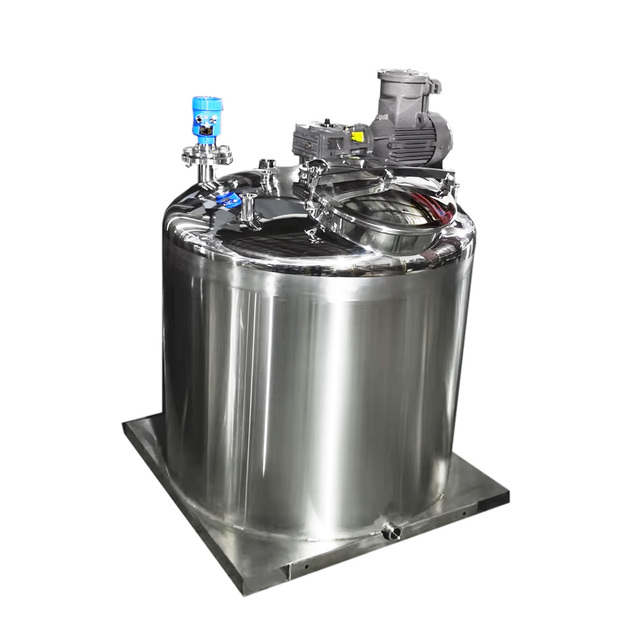 100l-10000l Stainless Steel Liquid Mixing and Storage Tank With Agitator