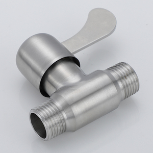 วาล์วเกลียวหมุนผ่านก๊อกน้ำสแตนเลส304วาล์วหยุดมุม1/2วาล์วตรง - Product Image 4