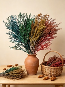 Bouquet de fleurs séchées dorées Immortelle <span class=keywords><strong>Lasagna</strong></span> de l'usine Yongsheng du Yunnan, feuilles séchées écologiques, longue durée, Noël, mariage - Product Image 5