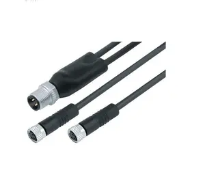 ISO zertifiziert ip68 m8 8 Pin T typ Y typ steckdose stecker