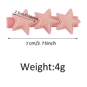 คลิปหนีบผมรูปดาวสีรุ้งน่ารักแบบเกาหลีใหม่1ชิ้นสำหรับเด็กผู้หญิงกิ๊บติดผมหน้าม้าด้านข้างของเด็กกิ๊ฟติดผมประกายระยิบระยับสำหรับเจ้าหญิงของขวัญเด็ก - Product Image 4