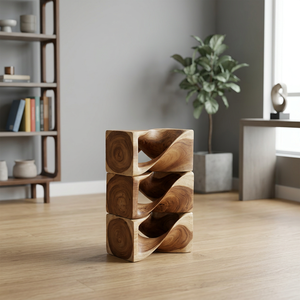 Eco-Friendly Handcrafted Traditional Solid <b>Wood</b> Convertible <b>Extendable</b> Foldable <b>Dining</b> <b>Table</b> Stand-Stylish <b>Dining</b> Room Furniture - Product Image 3