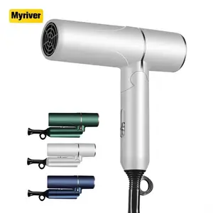 Myriver-secador de pelo de alta calidad con forma de martillo, potente Motor de CA, boquilla de alisado, de mano, ligero