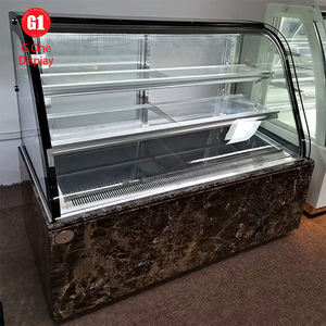 Modern Coffee Shop Counter Design Dessert Bar Display Cabinet <b>Wooden</b> Bakery Shop Furniture Interior Design - Product Image 3