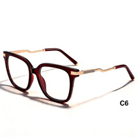 Monture de lunettes carrées œil de chat en acétate, 3 couleurs, lunettes optiques en gros