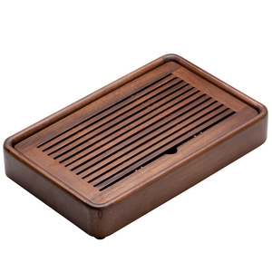 Walnut Wood <b>Tea</b> <b>Tray</b> Solid Wood Rectangular Kung Fu <b>Tea</b> <b>Tray</b> 26x19x5 Cm And 35x22x5 Cm For Home Office Use - Product Image 5