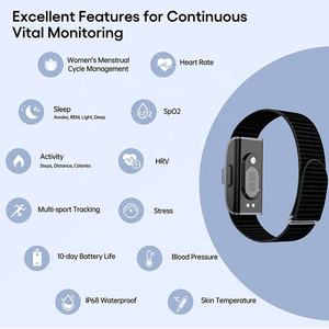 Appareils connectés électriques intelligents, montres connectées IA, moniteurs d'activité physique, moniteurs <span class=keywords><strong>de</strong></span> santé et <span class=keywords><strong>de</strong></span> fréquence cardiaque (HRV), bracelets connectés, montres intelligentes - Product Image 3