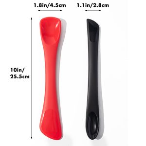 Utensilios de Cocina, Espátula de Silicona de Doble Cabeza para Repostería, para Mantequilla, Pastel, Mini Espátula para Pastel, Cuchara para Salsas de Frutas - Product Image 6