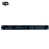 Procesador de Audio Digital Metálico de 4 Entradas y 8 Salidas, DSP de 24 Bits con Emparejamiento Estéreo para Altavoces Line Array de Barra de Sonido