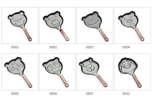 Mini sartén antiadherente para desayuno en forma de corazón, tortilla y molde para pasteles de acero al carbono - Product Image 3