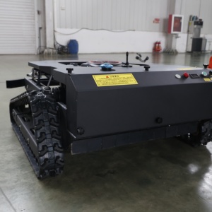 <b>Powerful</b> 22hp Remote Control Diesel Crawler Mower on 4WD Tracks for Steep Hillside <b>Brush</b> Cutting Slope Maintenance - Product Image 2