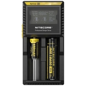 Nitecore D2 sạc thông minh với 2 khe cắm và màn hình LCD hiển thị EU cắm cho Li-Ion/LiFePO4/Ni-MH/Ni-Cd/AA/AAA pin - Product Image 2