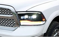 Mise à niveau vers un phare avant à LED complet, plug and play, pour Dodge RAM 1500, phare avant 2009-2018