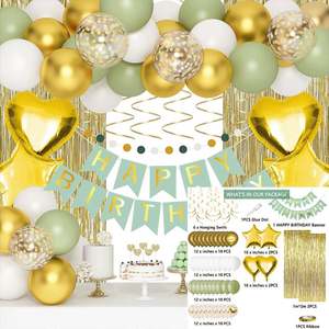 Paquete de Globos Negros para Cumpleaños, Artículos Promocionales para Fiestas, Decoración de Paredes para Bodas y Eventos - Product Image 6