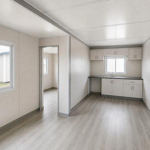 บ้านคอนเทนเนอร์ 40 ฟุต บ้านสำเร็จรูปหรูหรา บ้านสวน โรงแรมคอนเทนเนอร์ บ้านสองปีก บ้านสำเร็จรูปสองห้องนอน - Product Image 4