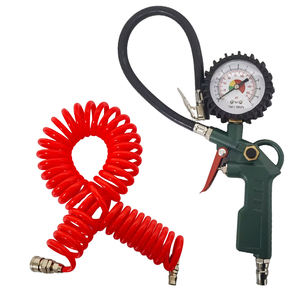 ปืนเติมลมยาง 0-120 PSI พร้อมเกจวัดแบบอนาล็อกในตัว, เครื่องมือหัวเติมลมอเนกประสงค์สำหรับการเติมลมและตรวจสอบแรงดันอย่างแม่นยำ - Product Image 5