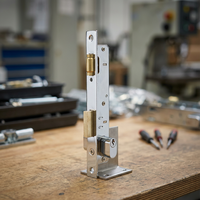 Corps de serrure à mortaise étroite pour le marché hongrois, boîtier de serrure de sécurité personnalisé pour portes en aluminium et UPVC