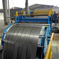 Découpeuse de bobine de feuille fendant la ligne plaque d'acier de grande précision en métal fendant la bobine galvanisée 0.5 - 2 millimètres 30-90 jours fournis