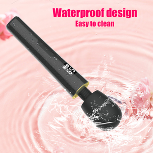 Hot Selling Waterproof Av Wand Massager Female Masturbation Sex Toy Nipple Clitoris Stimulator 9-Speed Battery-Powered <b>Vibrator</b> - Product Image 4
