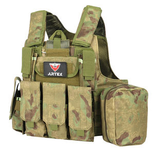 Chaleco Táctico Ajustable y Transpirable, Chaleco Táctico de Camuflaje de Liberación Rápida con Sistema Molle - Product Image 2
