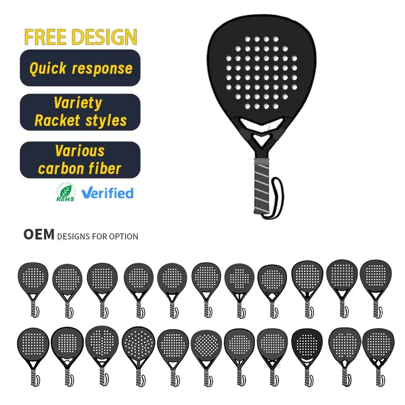 Melors padel racchette fibra di vetro OEM/ODM sport beach tennis racchetta termoformata 18k padel racchette