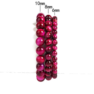 Braccialetto <span class=keywords><strong>di</strong></span> Alta Qualità in <span class=keywords><strong>Occhio</strong></span> <span class=keywords><strong>di</strong></span> <span class=keywords><strong>Tigre</strong></span> da 8mm, Fatto a Mano con Perline <span class=keywords><strong>di</strong></span> <span class=keywords><strong>Cristallo</strong></span> Naturale per la Guarigione, Ideale come Regalo - Product Image 4