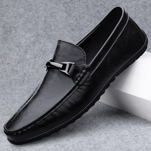 Mocassins pour hommes sur mesure, bout rond, chaussures de bureau formelles tendance, chaussures en cuir italien faites à la main de <span class=keywords><strong>luxe</strong></span>, chaussures de banquet et de mariage pour hommes - Product Image 2