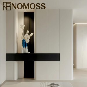 Meuble à chaussures en bois moderne avec étagères de rangement pour la maison - Product Image 3