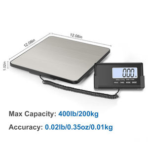 Versandwaage 440lb/200Kg Hochpräzise Digitale Postwaage für Pakete/Gepäck/Haustiere/Lager mit Tara-Funktion - Product Image 2