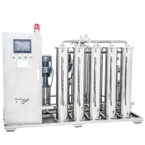 Su Tasarruflu Diyaliz RO Sistemi Dişli Basınçlı Kap 1 Yıl Garanti-%100 İkincil Konsantre Su Yeniden Kullanımı Drenaj Maliyetini Azaltır - Product Image 1