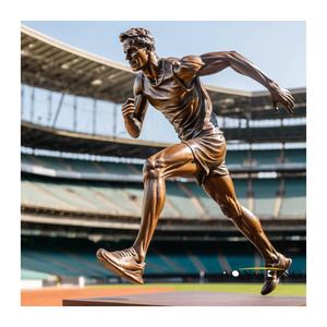 Estatua de Discobolus de Bronce Fundido a Tamaño Real, Figura Clásica Griega, <span class=keywords><strong>Escultura</strong></span> de Latón para Decoración de Exteriores - Product Image 5