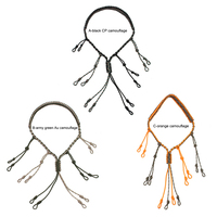 Cordon de chasse portable et durable en nylon imperméable, multi-outils, pour leurre d'oiseaux sauvages, sifflet de chasse, et attache pour le appel de canard des chasseurs