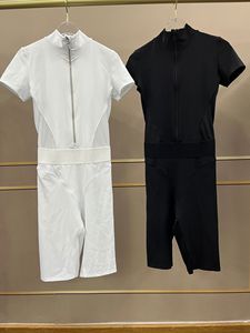 Nouvelle conception de vêtements de fitness, combinaison de yoga une pièce, compression, évacuation de l'humidité, short à manches courtes pour la salle de sport, combinaison de yoga - Product Image 4