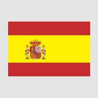 Drapeau espagnol personnalisé en gros, taille 90x150cm, 100% polyester, pour les événements de football, impression numérique 3*5 pieds