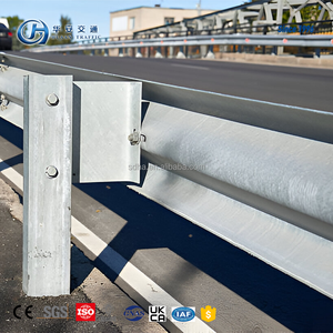 Bloc de prévention Crash Barrier Post Autoroute Garde-corps Poutre en métal Zinc Acier AASTHO M180 Barrière de circulation - Product Image 6