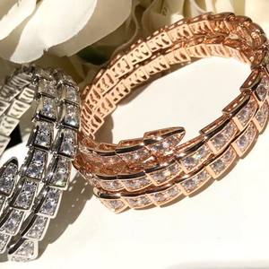 Bvlgari Classic Snake Bracelet Luxury Exquisite Design Fashion <b>Bangle</b> For Women - Product Image 2