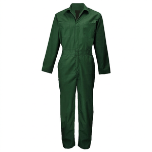 Custom Tactical Workwear Mens Long Sleeve Zip Twill Coverall ANSI Class 1 <b>Waterproof</b> Cotton-Polyester-Silk Fabric High Quality - Product Image 1