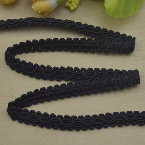 DIY Knitted Braid <strong>White</strong> Black <strong>Lace</strong> Ribbon Crocheted Sewing Decoration Double 8-type 1cm Wide Braided Polyester <strong>Lace</strong> Trim Gold - Product Image 4