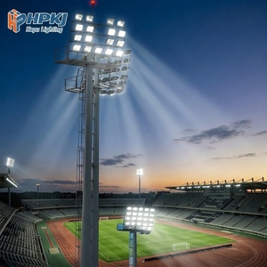 Hot-DIP Galvanized Conical/Octagonal High Mast LED <b>Light</b> Stadium <b>Flood</b> <b>Light</b> High Mast <b>Light</b> - Product Image 2