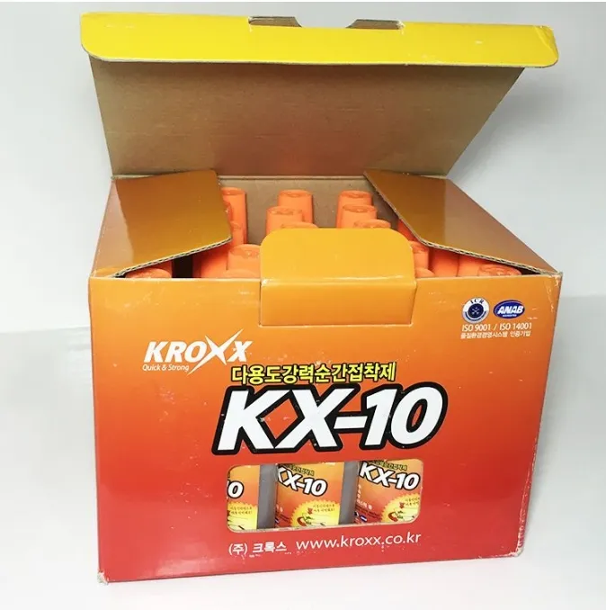 Клей KROXX KX10, замена ювелирных изделий, быстросохнущий клей для кожи, металлическое склеивание