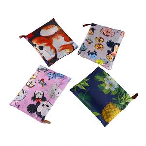 Bolsa de Compras Plegable de Poliéster 210D Ecológica Personalizable al por Mayor, Bolsa de Supermercado Reciclable con Logotipo y Letras Personalizadas - Product Image 2