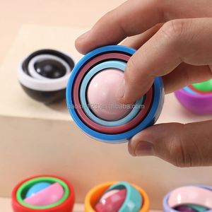 Hot Sale 3D Fingertip Universal Digital Gyroscope Educational Fidget Gyro Stress Relief Finger Spinner Toy for Kids Adults - Product Image 2