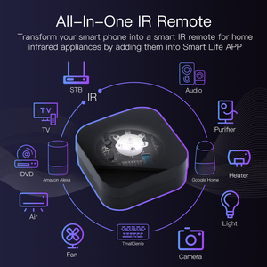 Control Remoto Inteligente IR MOES Tuya ZigBee con Control por Aplicación, Control Remoto Infrarrojo Universal para Hogar Inteligente, Compatible con Alexa y <span class=keywords><strong>Google</strong></span> Home - Product Image 2