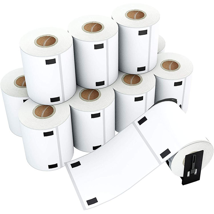 Wholesale eco friendly printer compostable biodegradable thermal labels